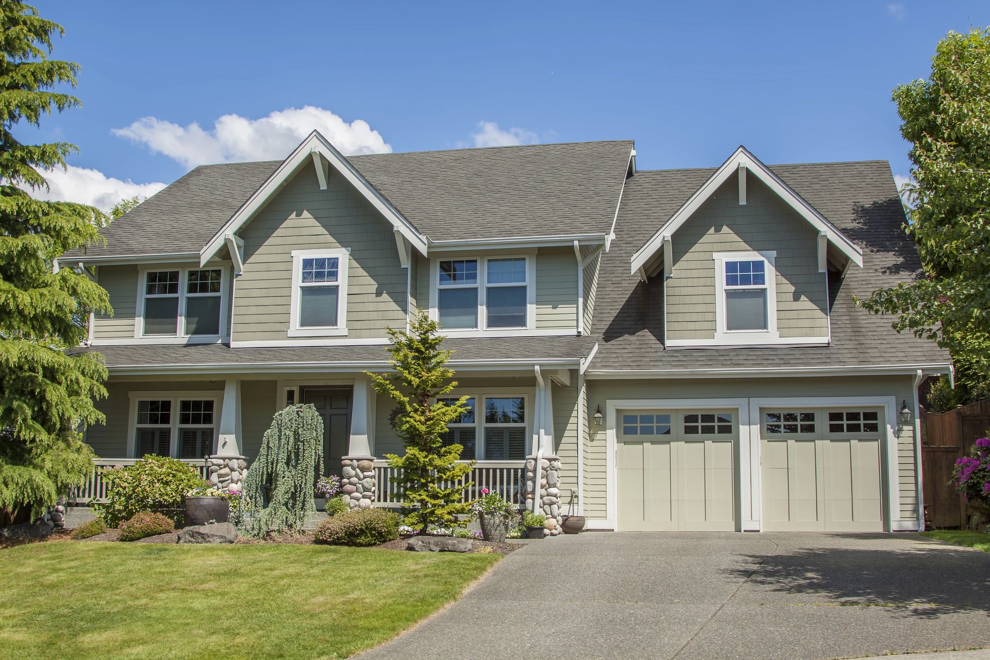 A beautiful suburban home